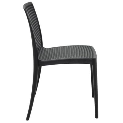 Cadeira Tramontina Isabelle Eco Em Polipropileno Oceano Clean Preto