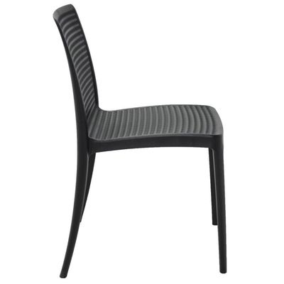 Cadeira Tramontina Isabelle Eco Em Polipropileno Oceano Clean Preto