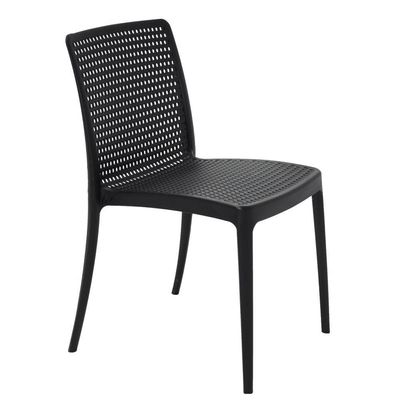 Cadeira Tramontina Isabelle Eco Em Polipropileno Oceano Clean Preto