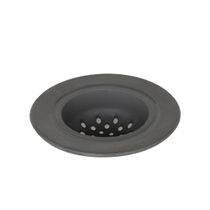 Ralo de Pia 8,5cm x 5,5cm Cinza em Silicone