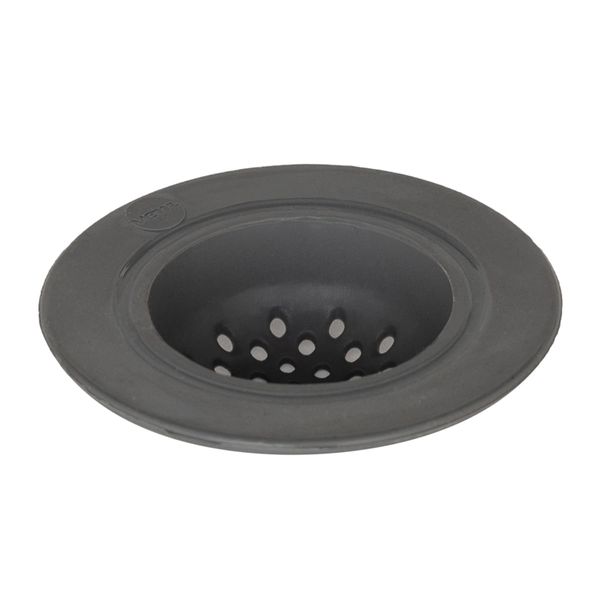 Ralo de Pia 12cm x 7cm Cinza em Silicone