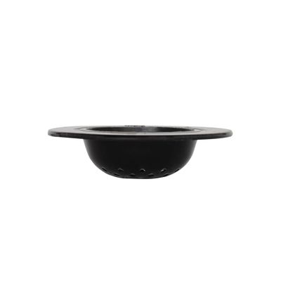 Ralo de Pia 8,5cm x 5,5cm Preto em Silicone