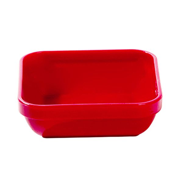 Travessa Cheff Quadrada 250ml Vermelha em