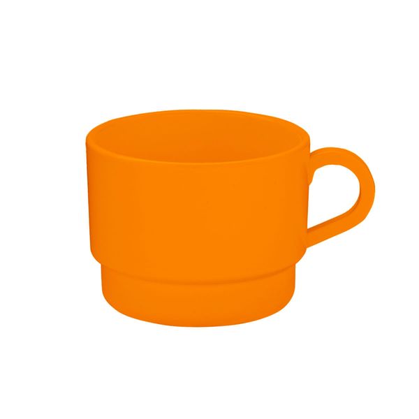 Xícara de Chá Elegance 240ml Laranja em