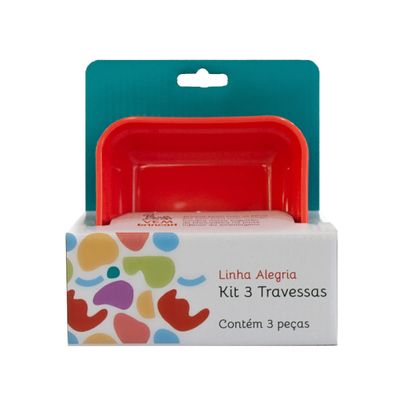 Kit Travessa Cheff Infantil 250ml Colorido em