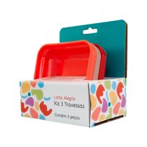 Kit Travessa Cheff Infantil 250ml Colorido em