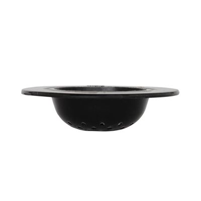 Ralo de Pia 12cm x 7cm Preto em Silicone