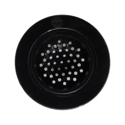 Ralo de Pia 12cm x 7cm Preto em Silicone