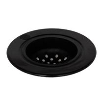 Ralo de Pia 12cm x 7cm Preto em Silicone