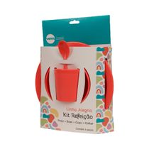 Kit Refeição Infantil Linha Alegria Coral em