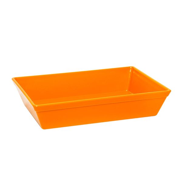 Travessa Stillo Retangular 5L Laranja em