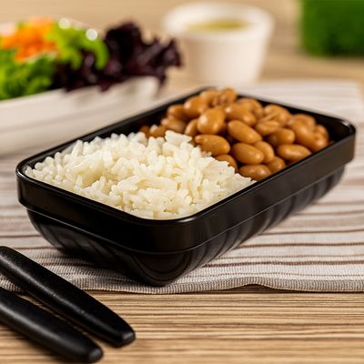 Travessa Cheff Retangular 250ml Preta em