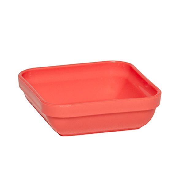Travessa Cheff Quadrada 250ml Coral em
