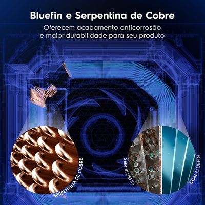 Ar-condicionado Cassete Electrolux 8 Vias Inverter 36.000 BTUs Frio Efficient (KI36F/KE36F) 220V