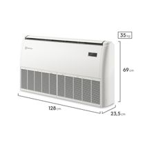 Ar-condicionado Piso Teto Electrolux Inverter 36.000 BTUs Frio Efficient (DI36F/DE36F)