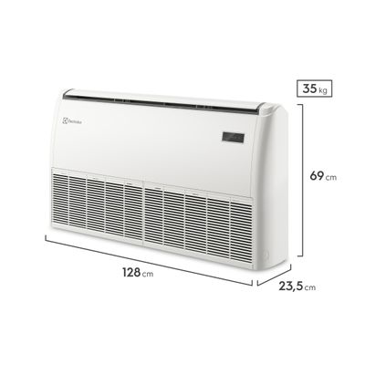 Ar-condicionado Piso Teto Electrolux Inverter 36.000 BTUs Frio Efficient (DI36F/DE36F) 220V