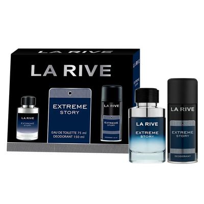 La Rive Kit Extreme Story Eau De Toilette 75ml+Des.150ml