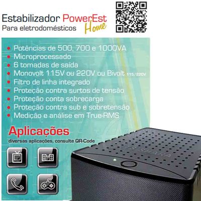 Estabilizador Tensão TS Shara PowerEst Home 2000VA 115/ 115V