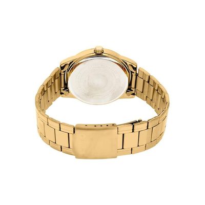 Relógio Casio Masculino Ref:Mtp-V001g-9budf Clássico Dourado