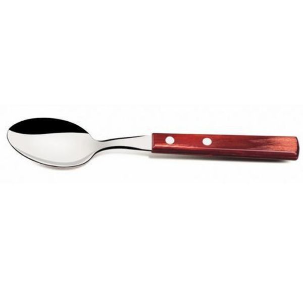 Kit 24 Colher de Mesa Inox Polywood Vermelha - Tramontina