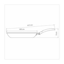 Frigideira Tramontina Turim Antiaderente Max Chumbo 30 cm