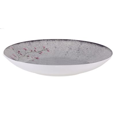 Prato Fundo de Porcelana Decorada Floralis 21cm 6un - Tramontina 96950/233