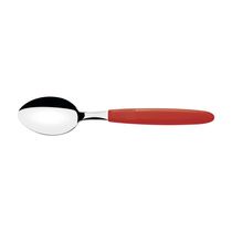Colher de Mesa Tramontina Ipanema com Lamina em Aço Inox e Cabo de Polipropileno Vermelho