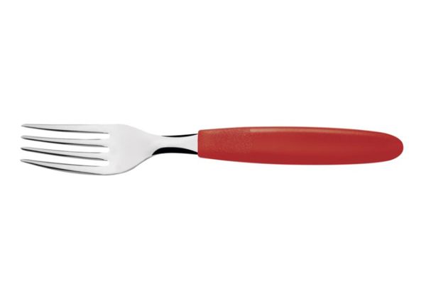 Kit 3 Garfo Mesa Tramontina Ipanema Inox Vermelho