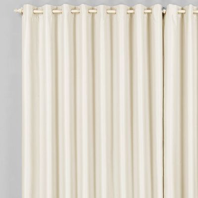 Cortina Blackout 2,00m x 1,70m Bege Tecido Blackout Corta Luz Sala ou Quarto