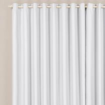 Cortina Blackout 2,00m x 1,70m Gelo Tecido Blackout Corta Luz Sala ou Quarto