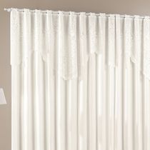 Cortina  Nicole 4 Metros Palha Tecido Microfibra Com Renda Floral Sala Quarto