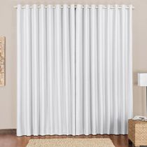 Cortina Blackout 3,00m x 2,60m Gelo Tecido Blackout Corta Luz Sala ou Quarto