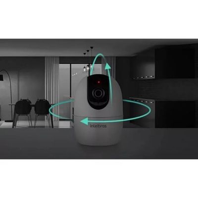 kit 2 Câmera Ip 360 Full Hd Im4 Mibo Intelbras + Sd 64gb Ultra