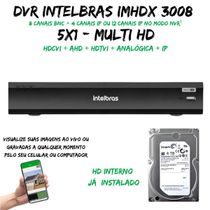 Dvr Multi Hd Intelbras IMhdx 3008 C/HD 4TB