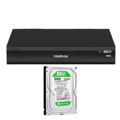 Dvr Intelbras 08ch Imhdx 5108 Multi Hd 4k c/Hd 500GB