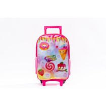 Mochila de Rodinhas Infantil Sweeties - Rosa