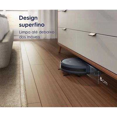 Aspirador Robô Electrolux ERB44 Experience Wi-Fi Autonomia 2h Controle por Voz Bivolt Azul