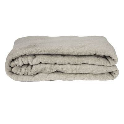 Manta Cobertor Casal Fleece Cazza Bege UNICA