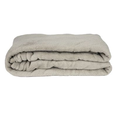 Manta Cobertor Solteiro Fleece Cazza Bege UNICA