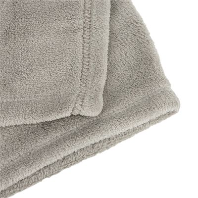 Manta Cobertor Queen Fleece Cazza Bege UNICA