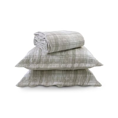 Kit Cobre Leito Matelassê Casal Appel Bege UN / Bege