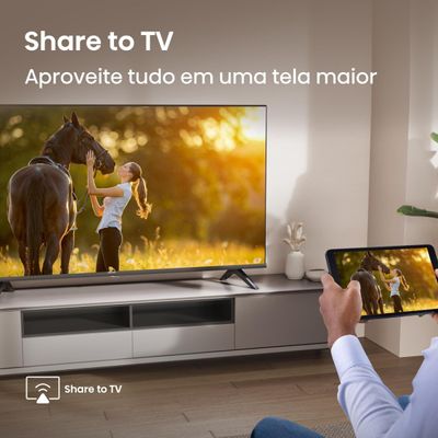 Smart TV 40 Hisense 40A4NV Full HD DLED DTS VirtualX Vidaa U9 Preto