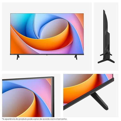 Smart TV 40 Hisense 40A4NV Full HD DLED DTS VirtualX Vidaa U9 Preto