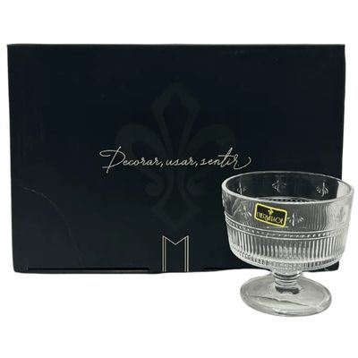 Jogo 6 Taça Cristal Para Sobremesa L'hermitage 190ml Voador