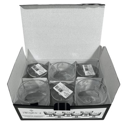 Jogo 6 Taça Cristal Para Sobremesa L'hermitage 190ml Voador