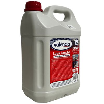 Shampoo Náutico Lava Lancha Poly Limpeza Pesada Valencia 5 L