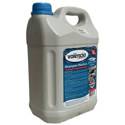 Shampoo Náutico Lava Lancha Com Cera Carnaúba Valencia 5 Lt