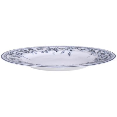 Prato Raso de Jantar 28cm Porcelana Tramontina Azzura Floral