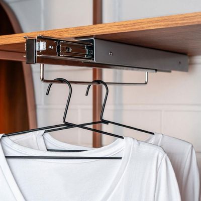 Cabideiro Suspenso 41cm Suprema Cromado com Corrediça Desliz