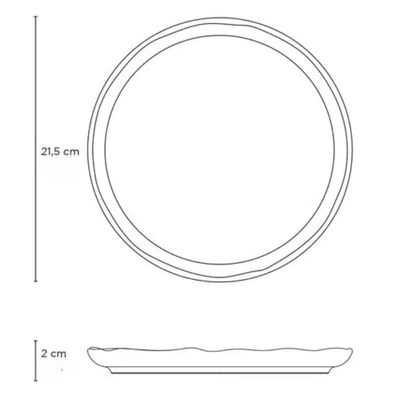 Aparelho de Jantar 12 Peças Cerâmica Porto Brasil Mesa Posta Pratos Rasos Sobremesa Bowls